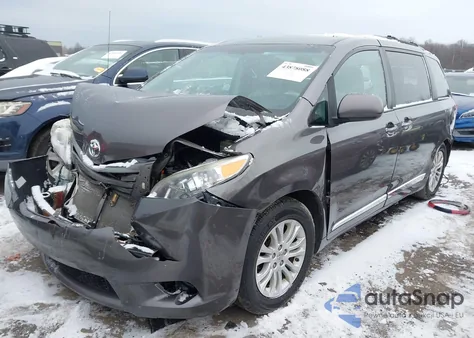 2014 Toyota Sienna Xle V6 8 Passenger из США, поврежденный, VIN 5TDYK3DC3ES507840